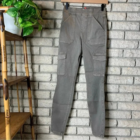 Spanx Stretch Twill Skinny Cargo Pants - Picture 2 of 10